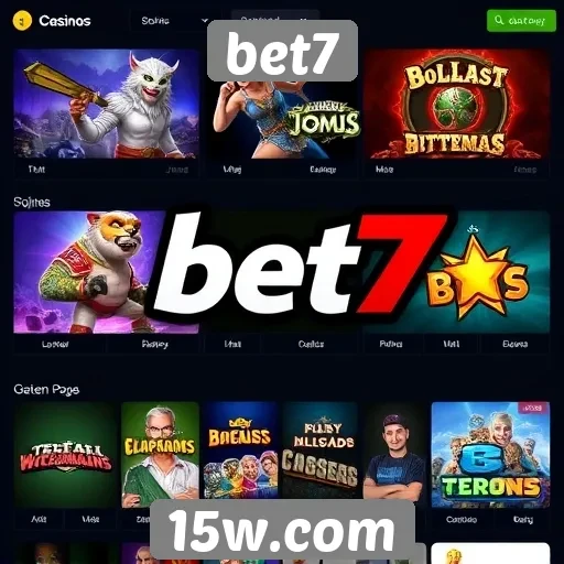 Plataforma bet7 oferece diversidade em jogos online